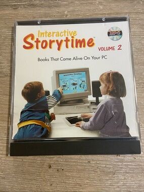 Vintage 1992 INTERACTIVE STORYTIME VOLUME 2-BOOKS THAT COME ALIVE ON YOUR PC